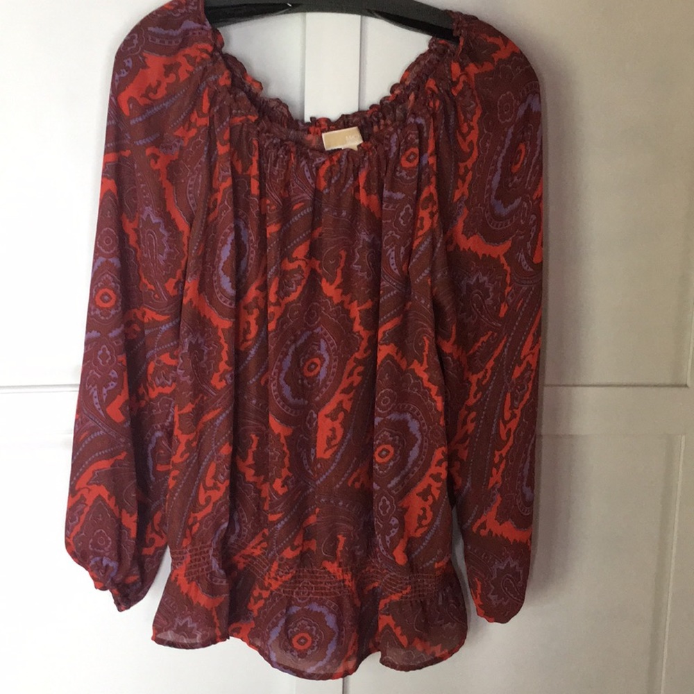 Peasant Top by Michael Kors - Size Large